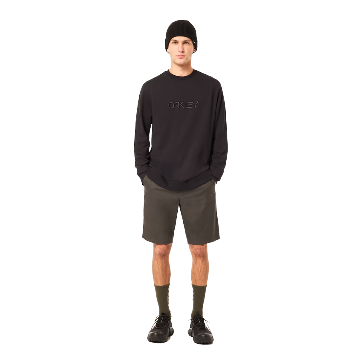 EMBROIDERED B1B CREW SWEATSHIRT