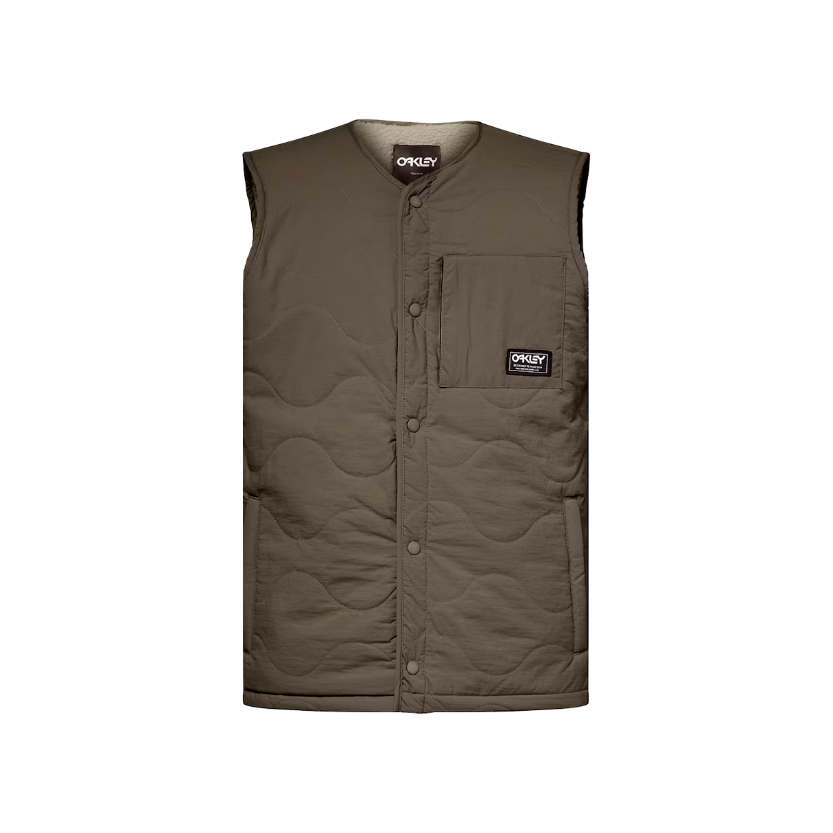 QUILTED SHERPA VEST